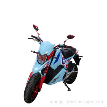 2023 New Type 65-120km/h Lithium Battery High Speed Sports Electric Motorcycle Adult Driving Motorsport Bicycle